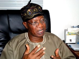 The Minister of Information and Culture, Alhaji Lai Mohammed,